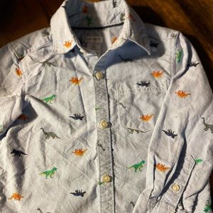 Carters 3T Dino button up.